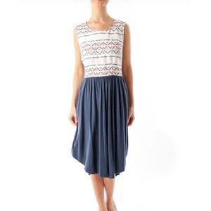 Anthropologie Dolan Embroidered Sabado Southwestern Casual Dress, Size Small